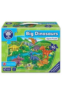 ORCHARD Büyük Dinozorlar Puzzle 4 Yaş + ( Big Dinosaurs)