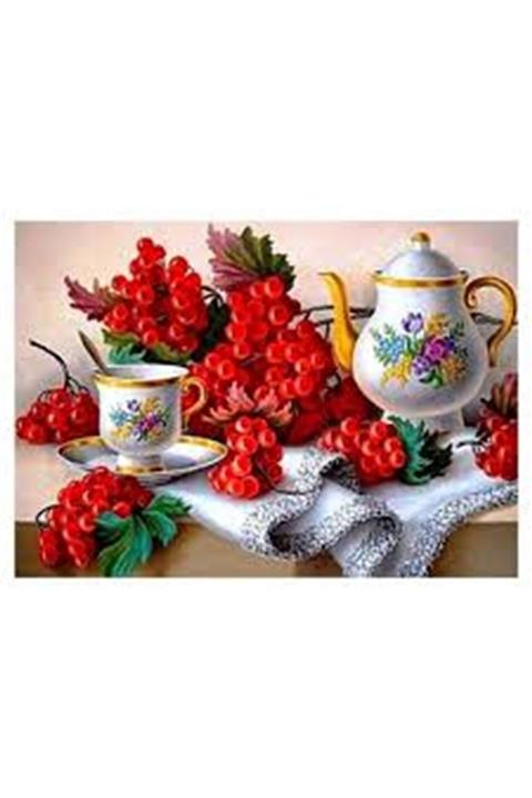 Hobigun Elmas Mozaik Tablo Diamond Painting Kit Puzzle Çaydanlık 50x65