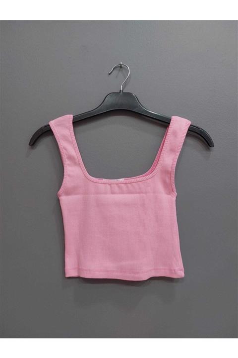 SEÇGÜL BUTİK Askılı Crop Top 2440
