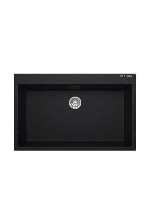 Solido Rodonit Fn-78 Granit Eviye (METALLIC BLACK)