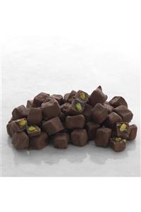 Akkent 1860 Çikolata Kaplı Çifte Kavrulmuş Extra Antep Fıstıklı Lokum 450 Gr.