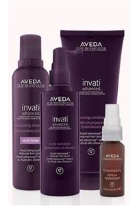 Aveda 3 Adımlı Invati Advanced Saç Dökülmesine Karşı Bakım Seti: Zengin Doku 018084027066