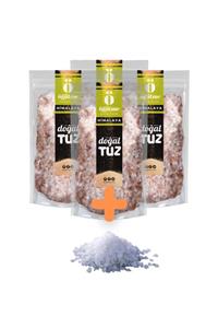 Doğaltuz Bundle Set - Himalaya Tuzu Kristal Tip (4x1000gr) + Hediye 1 Kg Ayak Bakım Tuzu - Doğal Tuz