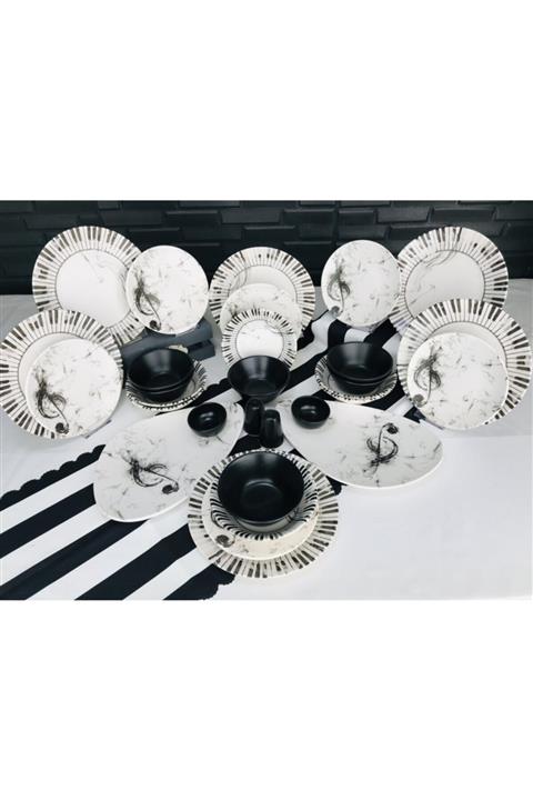 pembişmutfağım Melodi Yemek Ve Kahvaltı Takımı 6 Kişilik 30 Parça