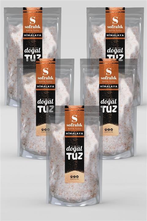 Doğaltuz 5kg Orijinal Himalaya Kaya Tuzu Sofralık (ÇEKİLMİŞ FORM)