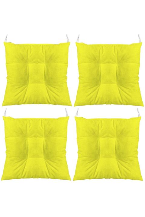 Textilla 4 Lü Set Açık Sarı Pofidik Minder