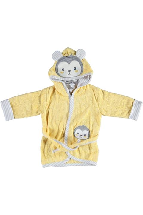 Biorganic Bayb Small Monkey Bornoz Sarı 66279