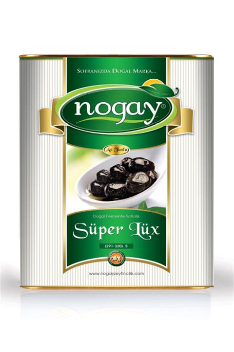 Nogay Zeytincilik Süper Lüx Siyah Zeytin 291 320 Cal Gemlik Tipi