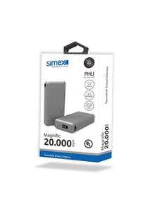 Simex Power Bank S-22 Magnific Siyah 20000mah