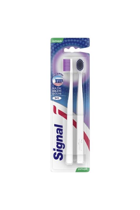 Signal Nazik Diş Eti Bakımı Diş Fırçası Yumuşak 1+1