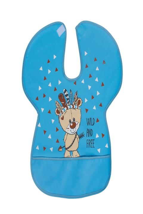 Sevi Bebe Büyük Muşamba Önlük Mavi