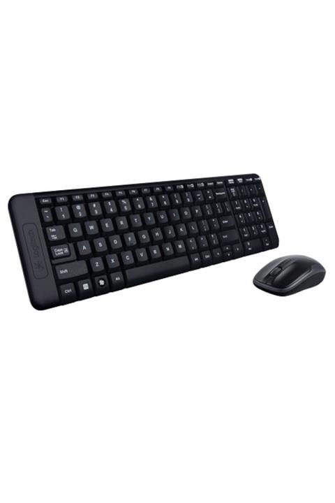 logitech Logıtech Mk220 Kablosuz Q Trk Siyah Multimedya Klavye - Mouse Set 920-003163
