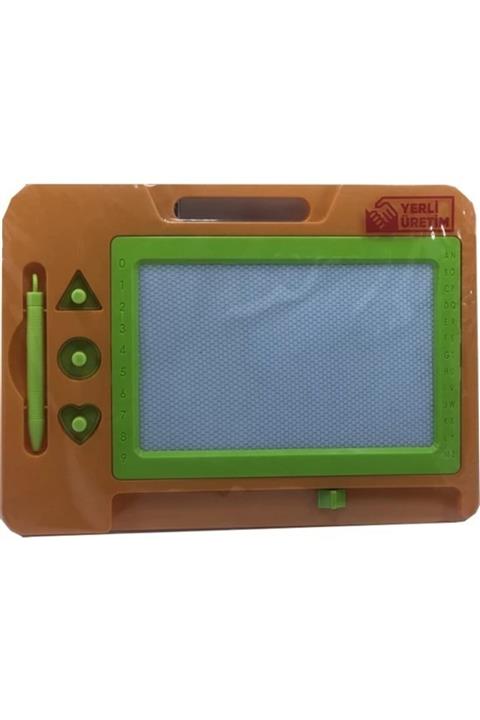 Piano Çocuklar Için Mıknatıs Tozlu Yaz Sil Yazı Tahtası 20x28 Ebatında