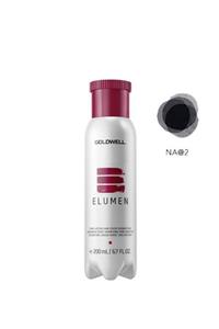 GOLDWELL Elumen Saç Boyası Na@2 Doğal Küllü Siyah 200 ml