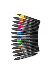 Winsor Newton Promarker Brush Güçlü Tonlar Seti (12 Renk)