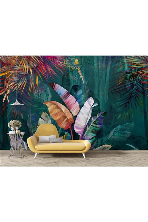 OrhunStore Tropikal 3d Poster - 3 Boyutlu Tek Parça Duvar Kağıdı