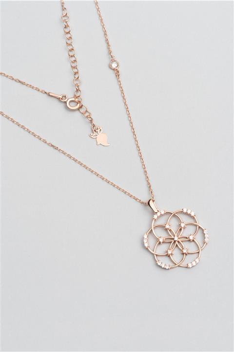 So CHIC... Yaşam Çiçeği Figürlü Gümüş Kolye