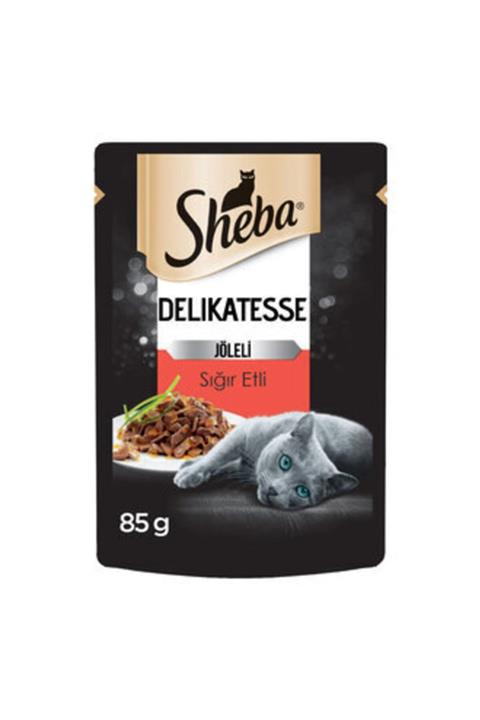 SHEBA Fine Flakes Sığır Etli Poşet Yaş Mama 85 G