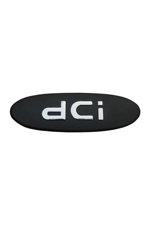 Bross Otomotiv Renault Uyumlu Clio Mk2 Kangoo Için Siyah Dci Monogram Amblemi Yazısı 8200083505