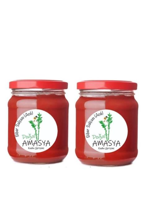 Doğal Amasya Doğal Ev Yapımı Acı Biber Salçası Bürüt 2 Kg