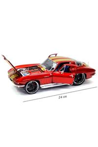 Maisto 1965 Corvette 1:18 Model Araba Kırmızı