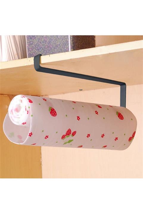 Trendy Shop Kağıt Havluluk Havlu Askısı Mutfak Tezgahı Dolabı Raf Altı Kağıt Havlu Askılığı Tutucu Dekoratif