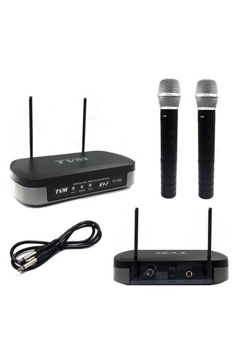 TVM Bots Fv-502 Em Vhf Ikılı El Mıkrofonu Çıft Antenlı 40 Metre Mesafe