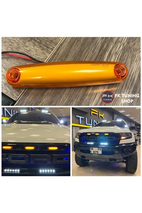 FK TUNING Neon Parmak Led Aydınlatma Turuncu Renk Off Road Ledi (1 Adet)