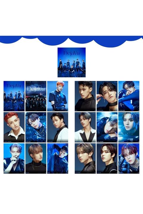 Kpop Dünyasi Ateez ''zero : Fever Part.3'' Dejavu Fotokart Seti
