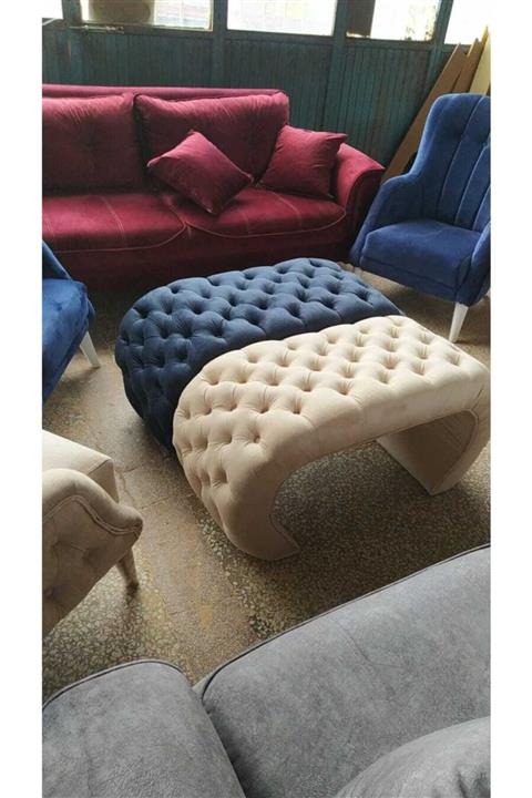 KÜMA ETİCARET Küma Naturel Dekoratif Puf