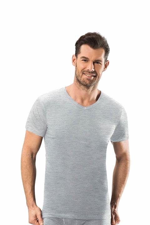 Jiber Erkek Gri V Yaka Fanila 6'lı Paket