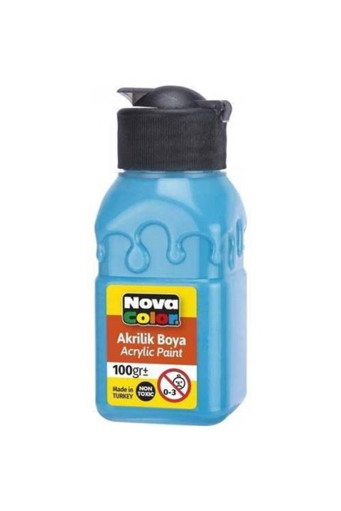 Nova Color Akrilik Boya 100 ml 2025 Turkuaz