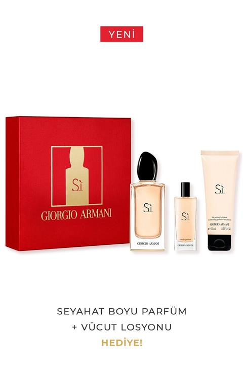 Giorgio Armani Si Edp Kadin Parfüm Seti 100 Ml 3614273613576