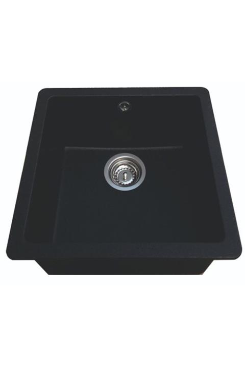 GL GENERAL 40 U Granit Mutfak Eviyesi Antrasit