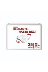 ekobez Bel Bantlı Hasta Bezi Tekstil Yüzey 25'li Paket Ekstra Large Ikinci Kalite