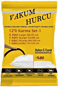 Vakum Hurcu 12'li Karma Set-1 Vakumlu Hurç - Vakumlu Poşet -