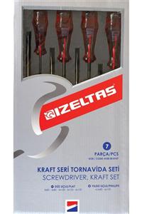 İzeltaş -4100008107-7 Parcalı Kraft Tornavıda Setı