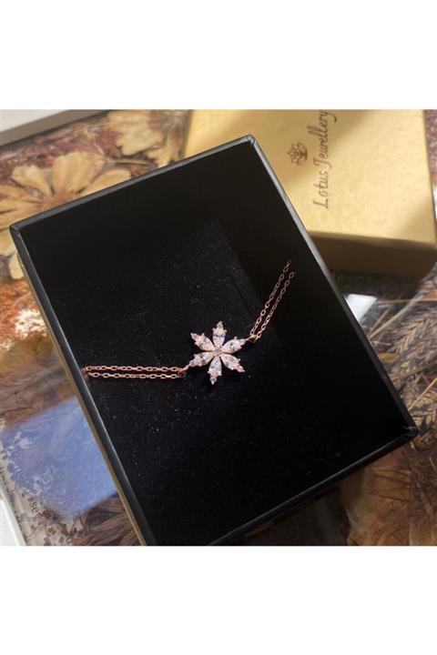 LOTUS JEWELLERY Yıldız Çiçeği Gümüş Bileklik - 925 Ayar