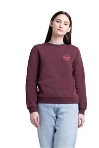 Herschel Supply Co. Herschel Supply - Kadın Sweatshirt - Womens Classic Logo Crewneck Plum/Mineral Red