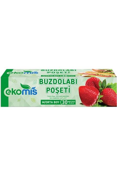 Ekomis Buzdolabı Poşeti M/orta Boy 30'lu