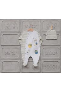 Bebitof Baby Bebitof Balonlu Ayıcık Tulum %100 Pamuk