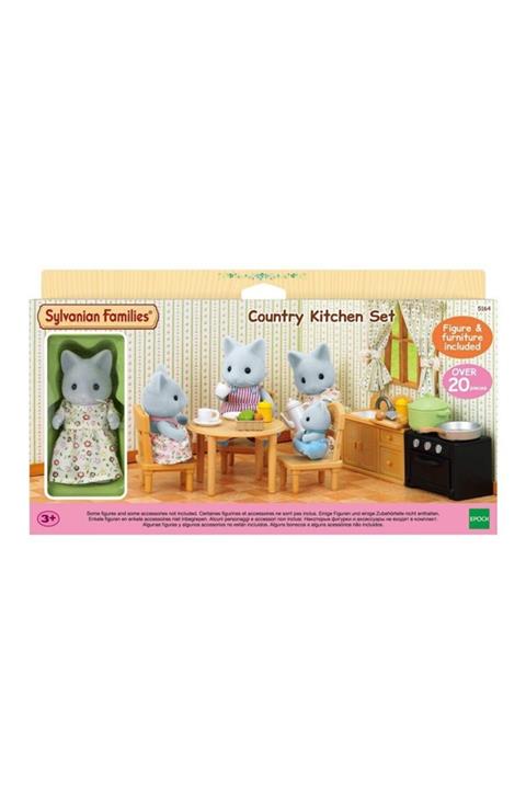 Epoch Sylvanian Families Kedi Kardeş Ve Mutfak Seti