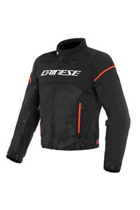 Dainese Air Frame D1 Tekstil Mont Black White Fluo Red