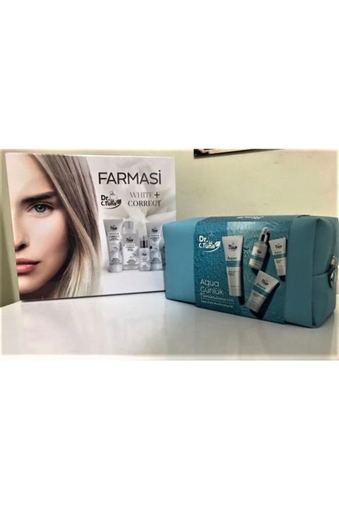 Farmasi White Corrent Cilt Bakım Seti- Aqua Cilt Bakım Seti