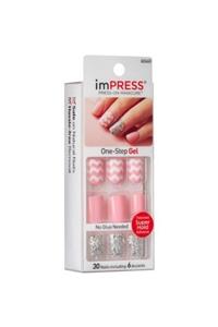 Impress Kendinden Yapışkanlı Takma Tırnak Bıpd280 Brıght As A Feather 30 Adet