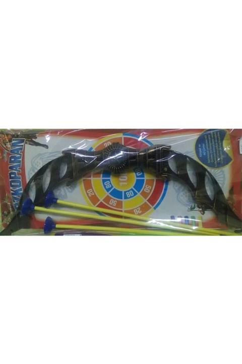 ERBAY Oyuncak Ok Yay Seti Hedef Tahtası 3 Adet Oklu Set Çocuk Eğitici Oyuncak Spor Oyuncakları