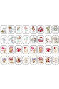 TELLGRAF Ayıcıklı Pul Sticker (3x4 Cm)