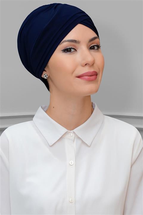 HÜRREM BONE Kadın Lacivert Üç Çapraz Pratik Bone