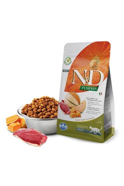 N&D Nd Pumpkin Tahılsız Ördek Balkabak Ve Kavunlu Kedi Maması 5 Kg