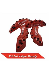 Brembo Kırmızı Kaliper Kapağı 4 Adet Abs. Plastik